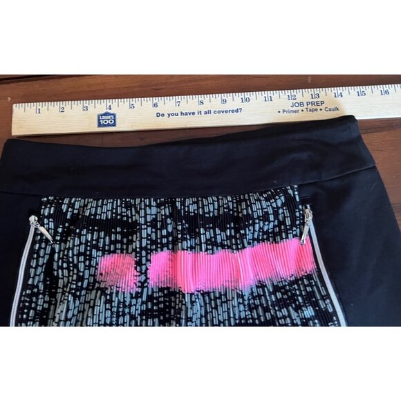 Jamie Sadock black/white/pink athletic skort size 8 zip pockets - Picture 7 of 8